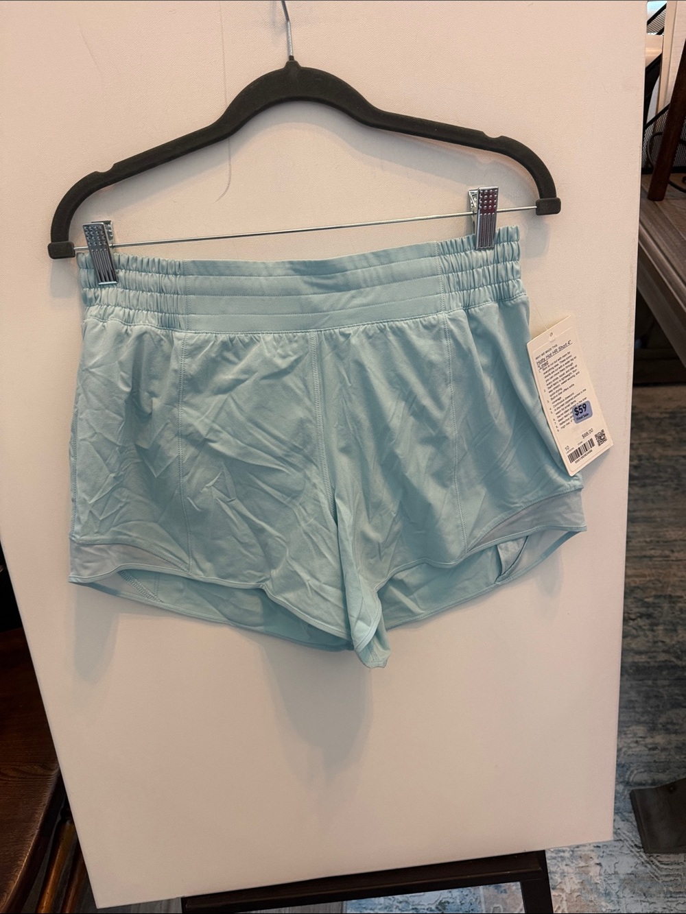 lululemon athletica Powder Blue Hotty Hot HR 4” linedWomen's Athletic Shorts
